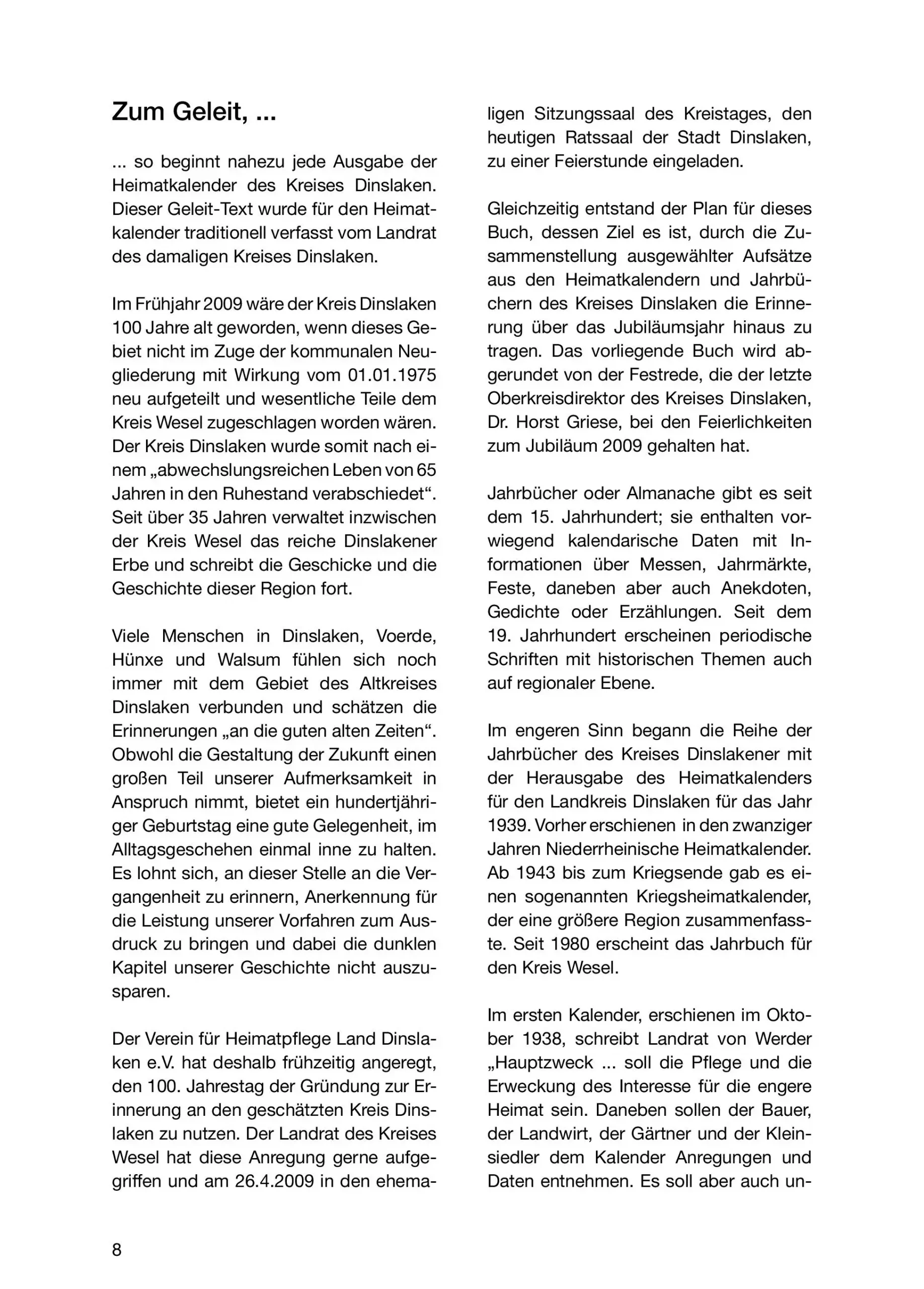 Projekte - Heimatkalender Kreis Dinslaken - Zum-geleit-1 Portrait eines älteren Herrn mit Brille, Anzug und Krawatte